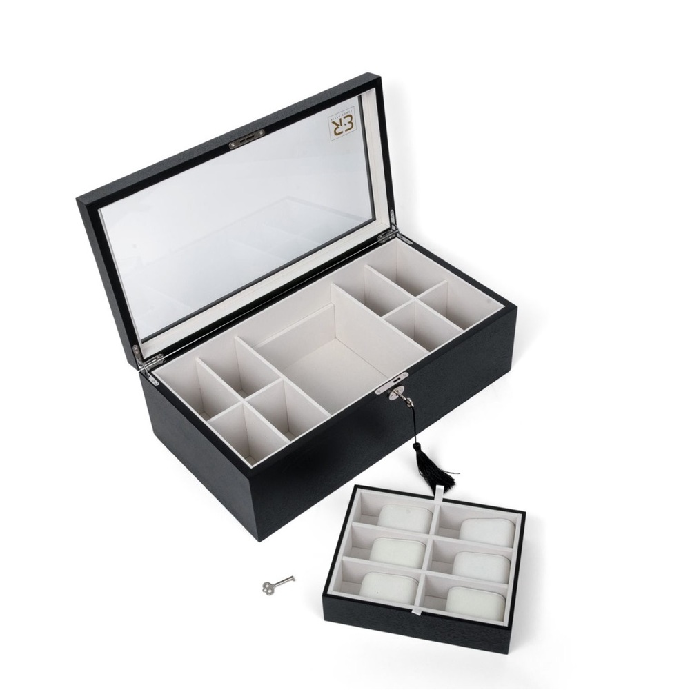 Wooden Jewelry Box Organizer